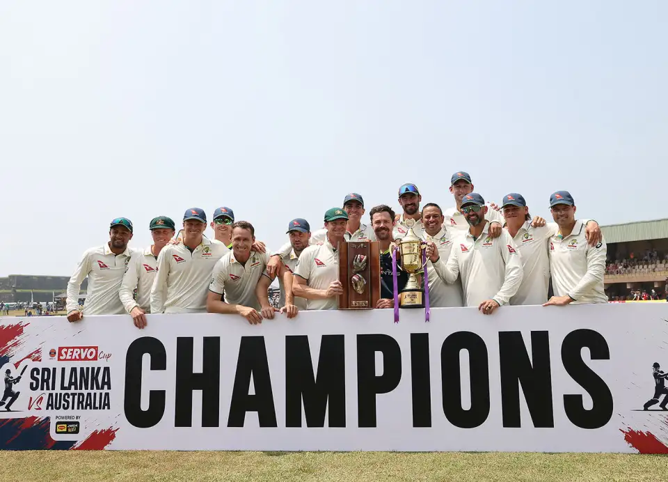 Australia Crushed Sri Lanka by 9 Wickets To Clean Sweep Two Test Match Series .