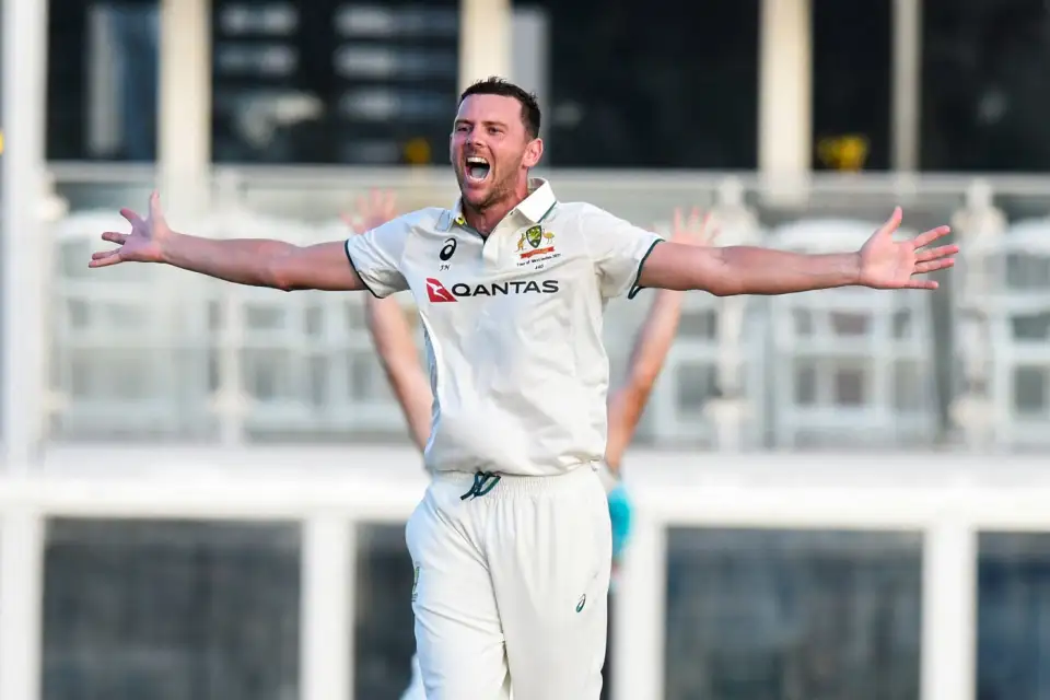 Josh Hazlewood's 5-For That Secured Australia's Dominant 159-Run Win Against West Indies .