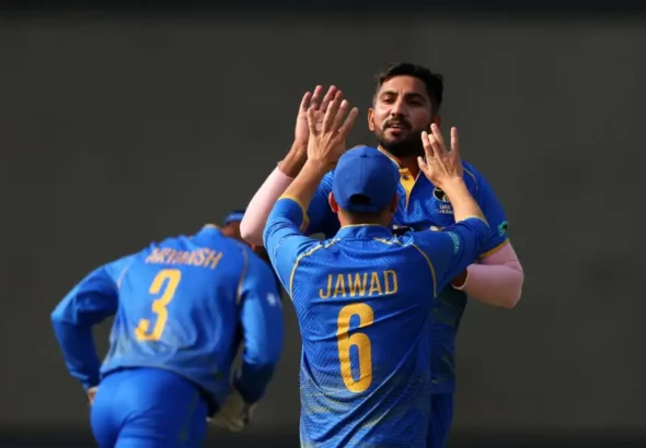 CAN Vs UAE , 20th Match , Group D , ICC Men's T20 World Cup 2026 : Junaid's 5 Wicket Haul And Aryansh Tactical Batting Secured A Win Against Canada .