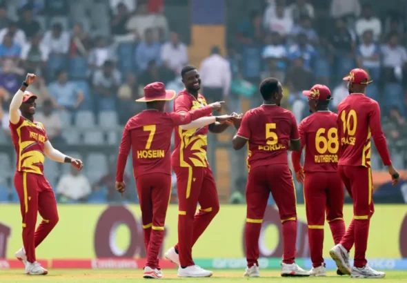 West Indies Enforced Themselves To Super 8 .