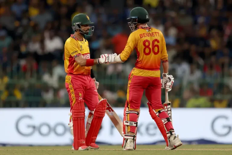 Bennett And Raza's Batting Power Chased Down The Target In A Sensational Thriller .