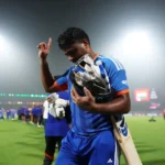 Sanju's Super Chasing Factor Took The Game Away From West Indies As India Reached Semi Final .