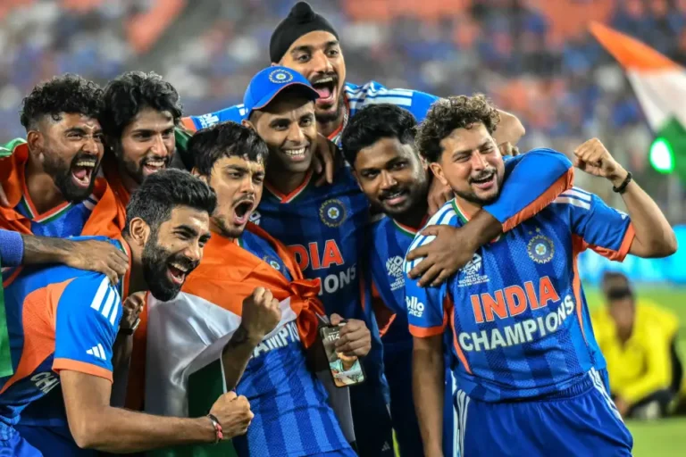 India Clinched 3rd T20 World Cup Title By Defeating New Zealand In A Huge Margin .