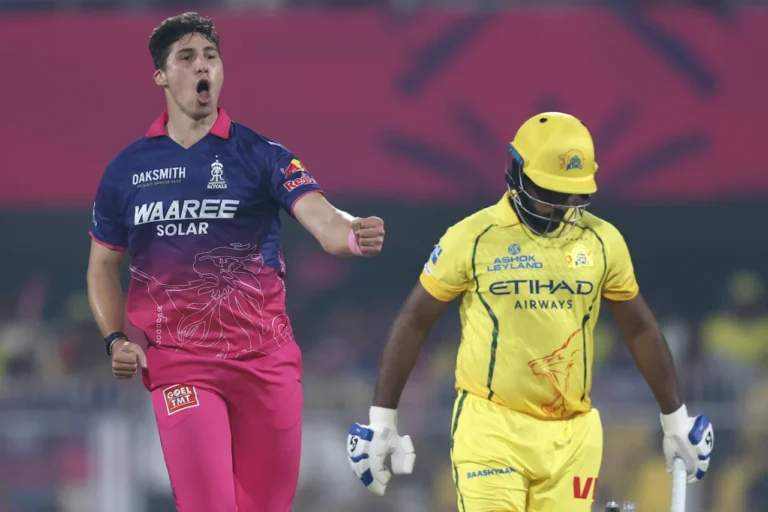 Rajasthan Royals Pushed For A Strong Win Against CSK .