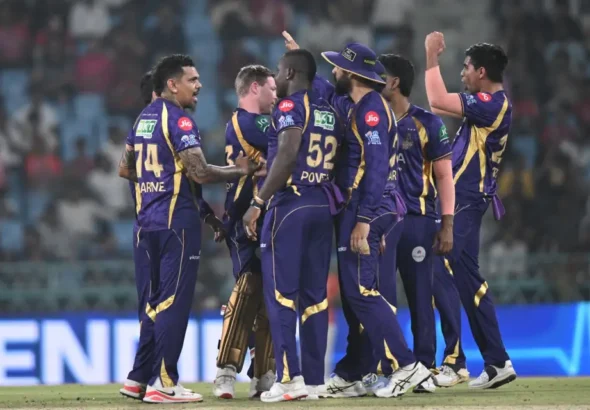Rinku Singh Shines as KKR Wins Super Over Contest .