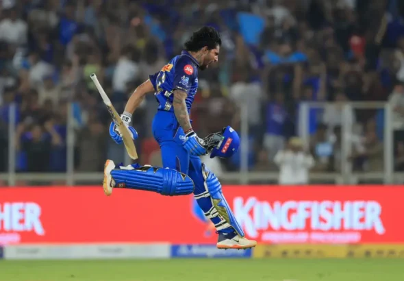 Tilak's Century and Ashwin's Bowling Secure Victory Over Gujarat Titans .