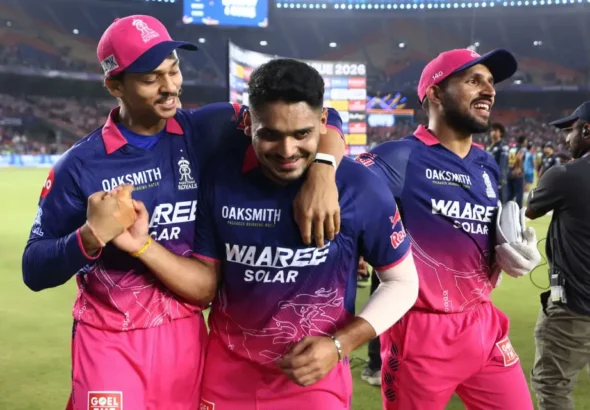 Rajasthan Royals Clinched a Win Over Gujarat Titans in a Close Thriller Game .