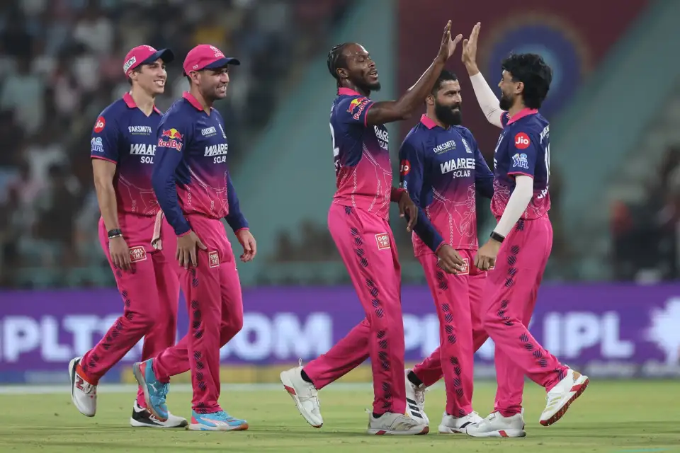 Jadeja stars as RR wins tight contest against LSG .