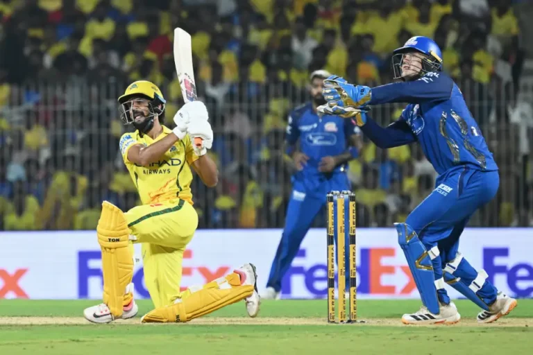 Ruturaj and Karthik's Classic Batting Display Helps Defeat Mumbai Indians .