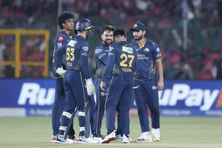 Strong performance by Gujarat Titans against RR boosts team to 2nd spot.