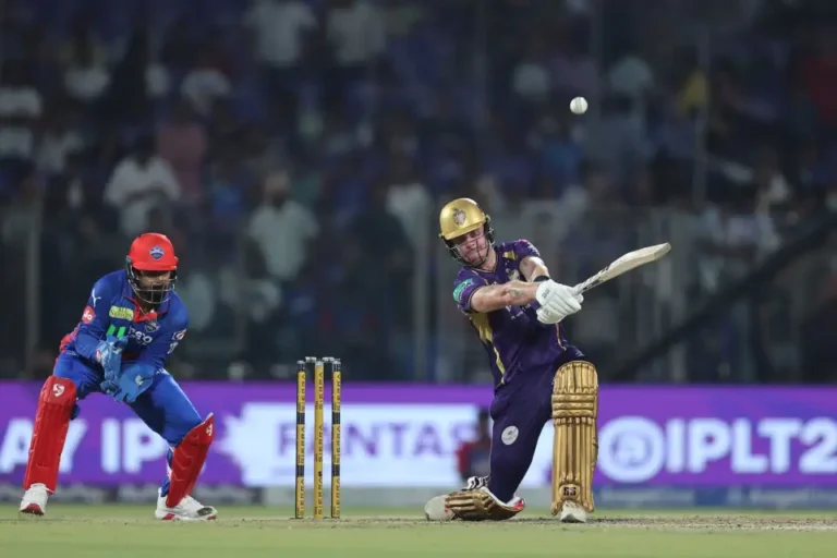 KKR smashes opponents with Allen's century & maintains playoff hopes.