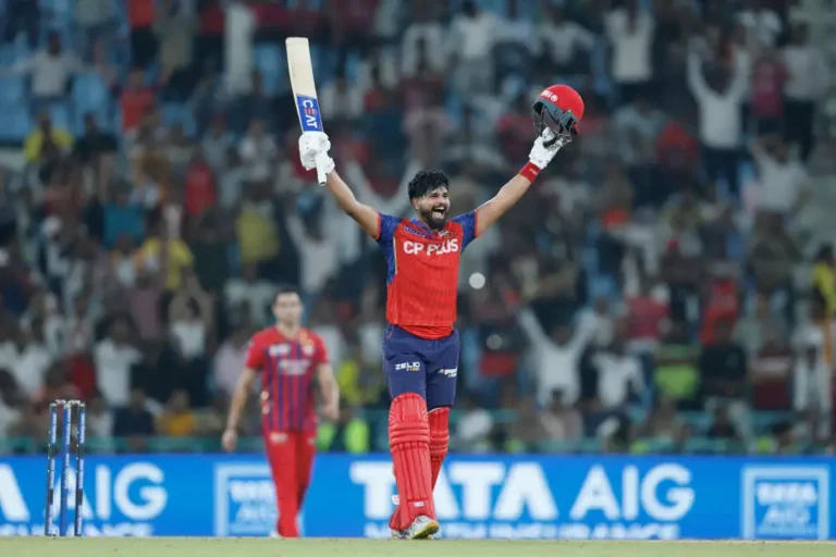 Shreyas ton gives Punjab Kings a boost in playoff qualification.
