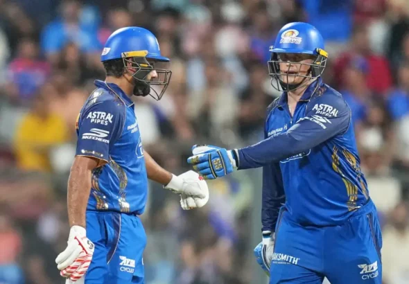 MI registers a win over Lucknow Super Giants at their home venue to break their losing sequence .