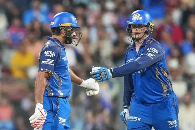 MI registers a win over Lucknow Super Giants at their home venue to break their losing sequence .