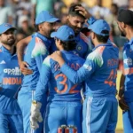 India chases down Afghanistan's total set by Gurbaz's 100-run innings.
