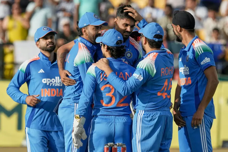 India chases down Afghanistan's total set by Gurbaz's 100-run innings.