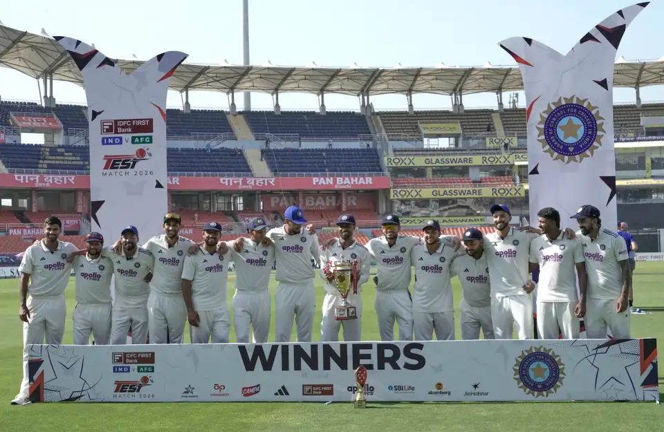 Spinners Help India Secure Historic Innings Win in Test.